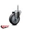 Service Caster 4 Inch Thermoplastic  Rubber Wheel Swivel 58 Inch Threaded Stem Caster Service Caster SCC-TS20S414-TPRB-58212 - alternate 2